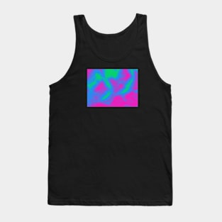 Polysexual Pride Abstract Fractal Fog Tank Top